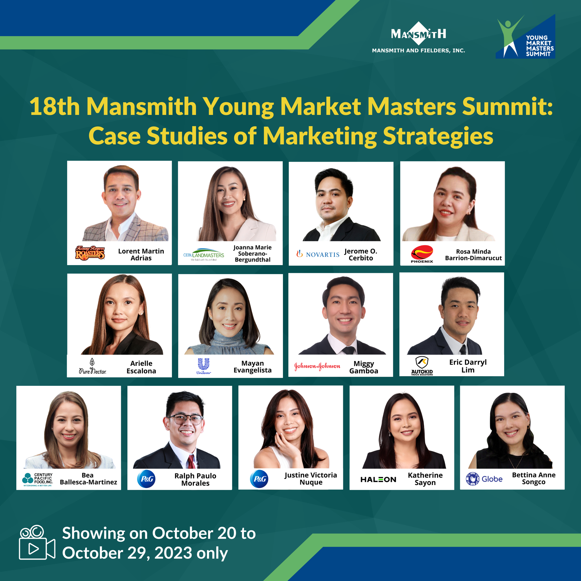 18th Mansmith Young Market Masters Summit: Case Studies of Marketing Strategies