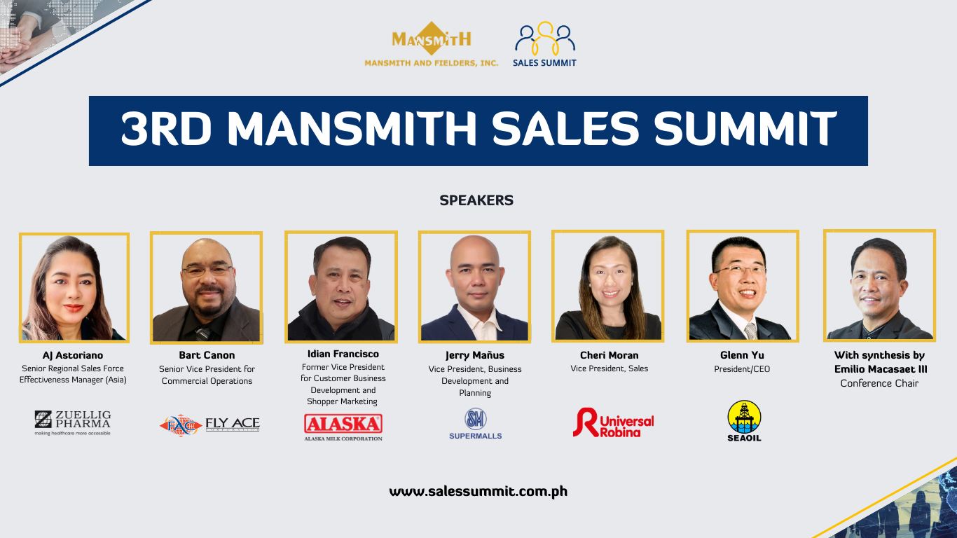 3rd Mansmith Sales Summit