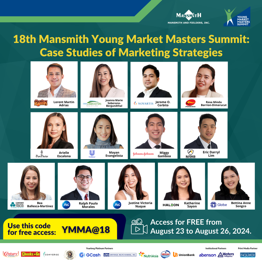 18th Mansmith Young Market Masters Summit: Case Studies of Marketing Strategies