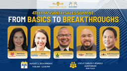 4th Mansmith Sales Summit: FROM BASICS TO BREAKTHROUGH - Replay