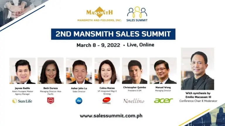 2nd Mansmith Sales Summit