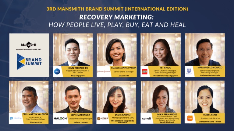 3rd Mansmith Brand Summit (International Edition) - Recovery Marketing: How People Live, Play, Buy, Eat and Heal